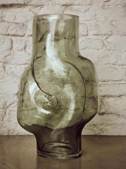Westwing Jarrón De Vidrio Artesanal Gleam 32 Cm