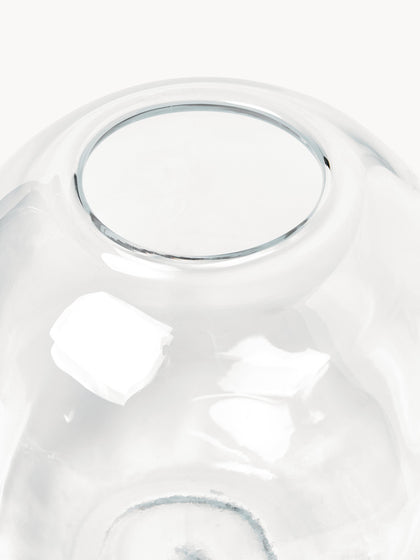 Westwing Jarrón De Vidrio Pebble 20 cm