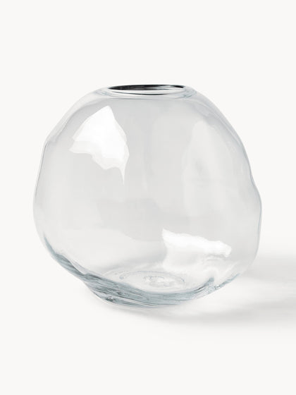 Westwing Jarrón de vidrio Pebble 20 cm