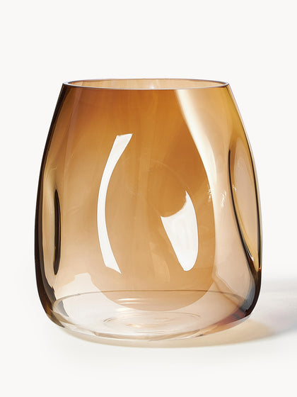 Westwing Jarrón de vidrio soplado Lustre 17 cm
