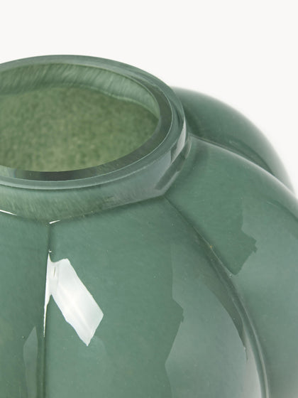 Westwing Jarrón De Vidrio Soplado Uva 28 cm