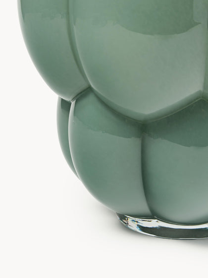 Westwing Jarrón De Vidrio Soplado Uva 28 cm