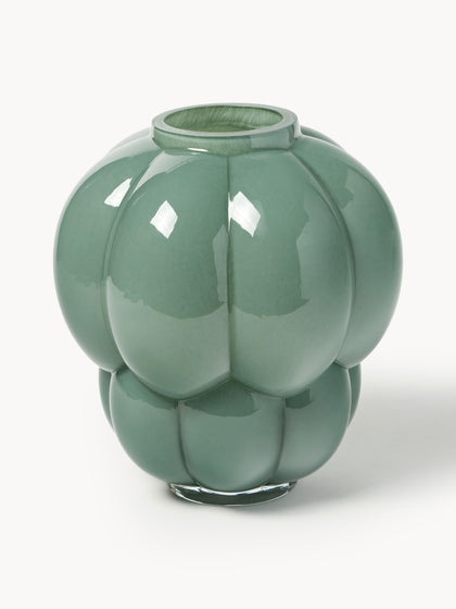Westwing Jarrón de vidrio soplado Uva 28 cm