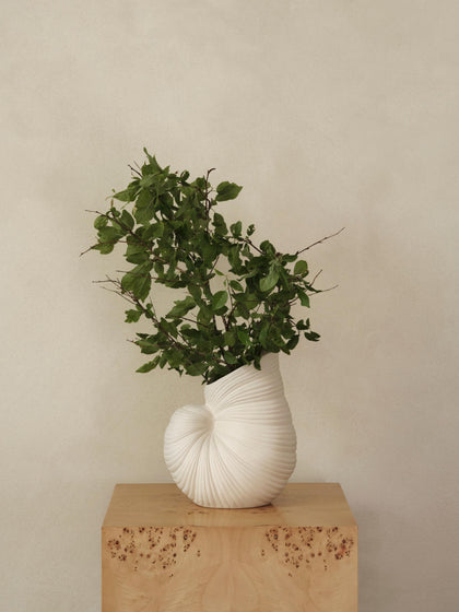 Westwing Jarrón En Forma De Concha Shell 27 Cm