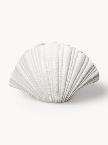 Westwing Jarrón grande de diseño Shell Al 21 cm