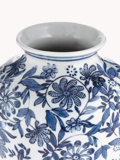 Westwing Jarrón Grande De Porcelana Lin 31 Cm