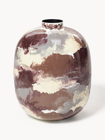 Westwing Jarrón pintado a mano Thyra 50 cm
