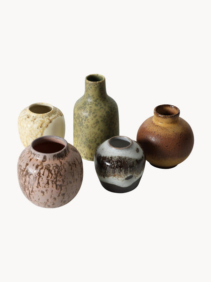 Westwing Jarrones Artesanales 70's 5 Uds