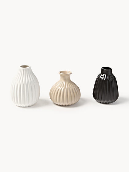 Westwing Jarrones De Porcelana Palo 3 uds