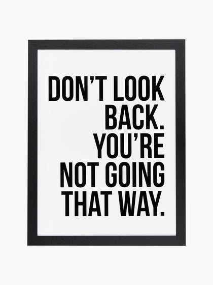 Westwing Lámina decorativa Don´t Look Back