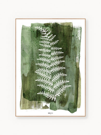 Westwing Lámina decorativa White Fern