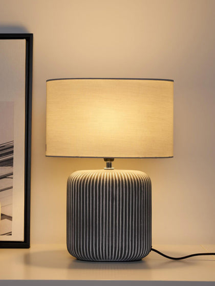 Westwing Lámpara De Mesa De Cerámica Pure Shine