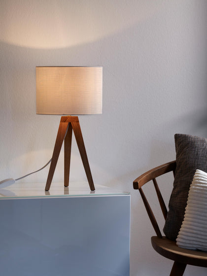 Westwing Lámpara De Mesa De Madera Kullen