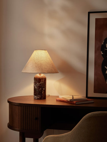 Westwing Lámpara De Mesa De Mármol Gia