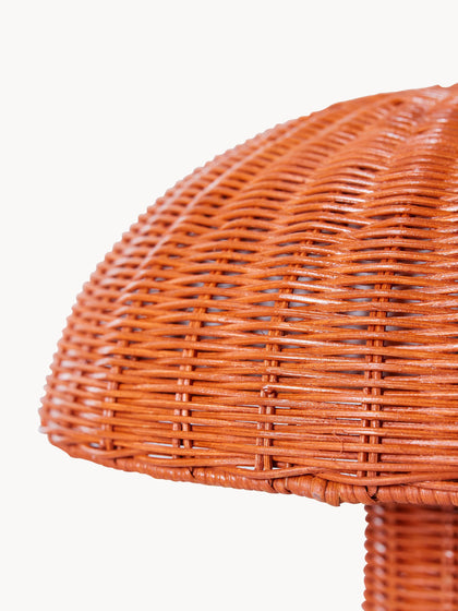 Westwing Lámpara De Mesa De Ratán Coral
