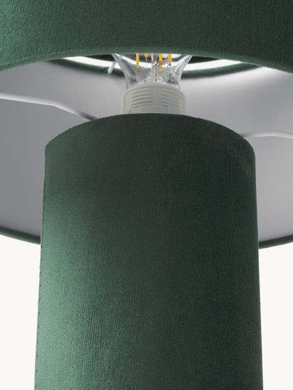 Westwing Lámpara De Mesa De Terciopelo Ron