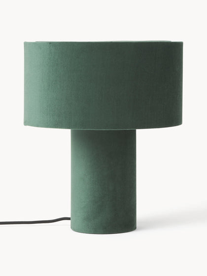Westwing Lámpara de mesa de terciopelo Ron
