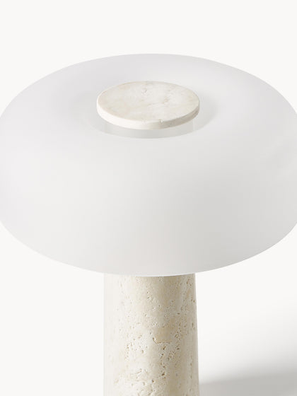 Westwing Lámpara De Mesa De Travertino Carla