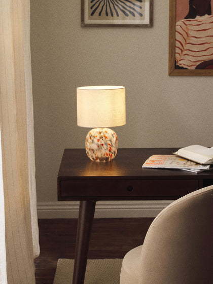Westwing Lámpara De Mesa De Vidrio Bree