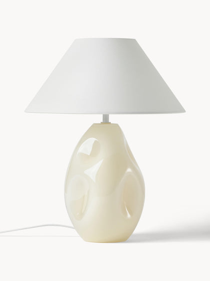 Westwing Lámpara de mesa de vidrio opalino Xilia