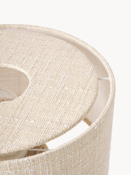 Westwing Lámpara De Mesa En Tejido Bouclé Ron