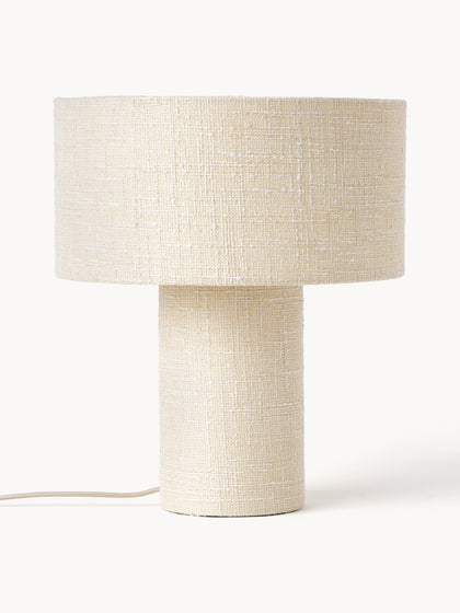 Westwing Lámpara de mesa en tejido bouclé Ron