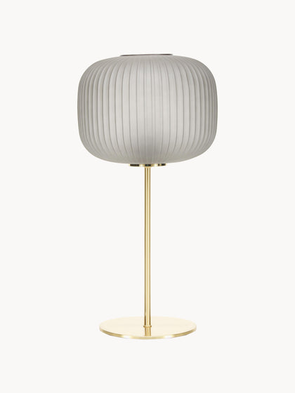 Westwing Lámpara De Mesa Grande De Vidrio Sober