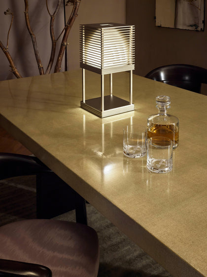 Westwing Lámpara De Mesa Grande LED Regulable Miya