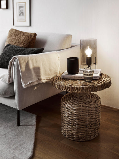 Westwing Lámpara De Mesa Pequeña De Vidrio Laurel