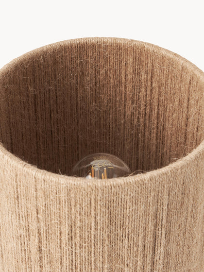 Westwing Lámpara De Mesa Pequeña De Yute Galea