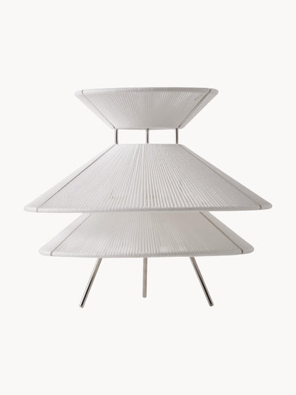 Westwing Lámpara de mesa regulable de lino Kiku