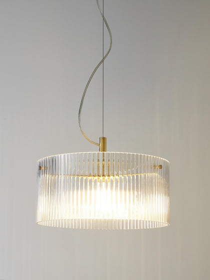 Westwing Lámpara De Techo De Vidrio Acanalado Emmi