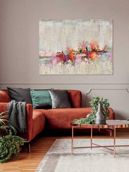 Westwing Lienzo Pintado A Mano Orizzonte Di Colori
