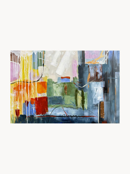 Westwing Lienzo pintado a mano Pittura Astratta