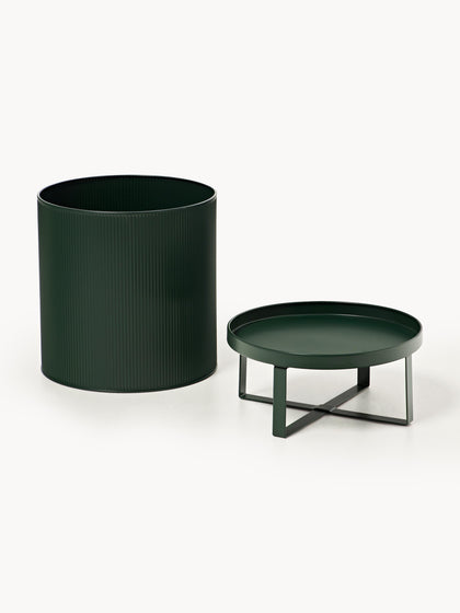 Westwing Maceta Con Superficie Estriada Bau 38 Cm