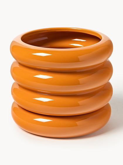 Westwing Maceta de gres pequeño Rudi 16 cm