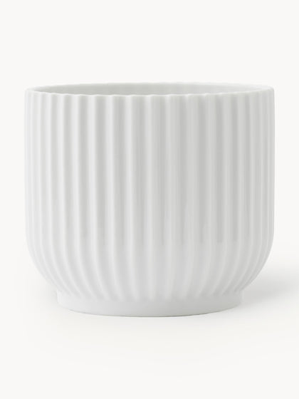 Westwing Macetero de porcelana Lyngby 11 cm