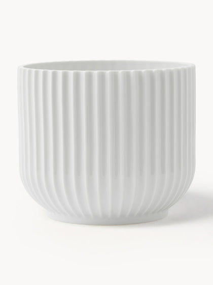 Westwing Macetero de porcelana Lyngby 13 cm