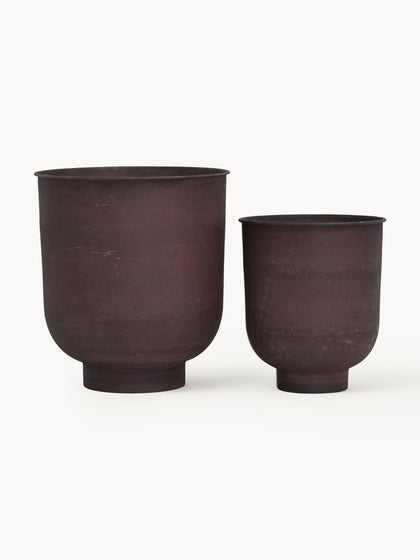 Westwing Maceteros Grandes De Metal Vig 2 uds