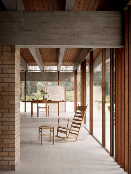 Westwing Mecedora De Madera De Roble CH45