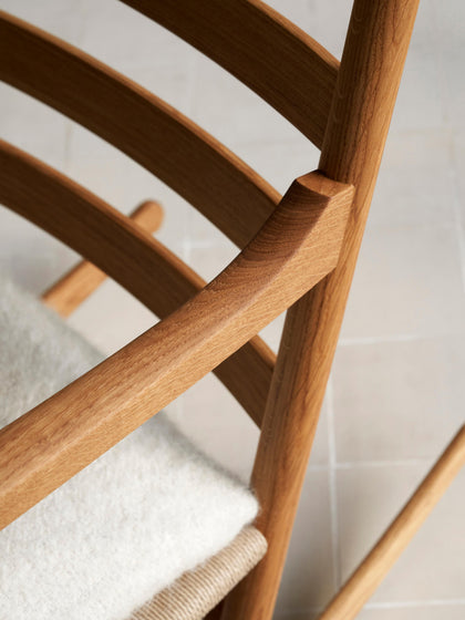 Westwing Mecedora De Madera De Roble CH45