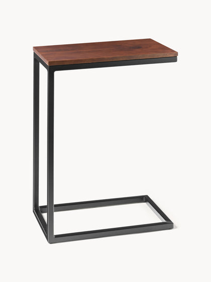 Westwing Mesa auxiliar de madera de acacia Celow