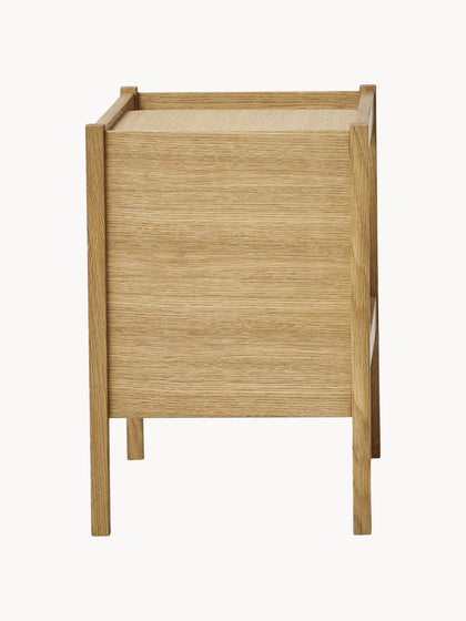 Westwing Mesa Auxiliar De Madera De Roble Journal