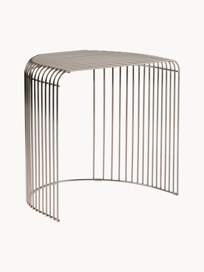 Westwing Mesa auxiliar de metal Curva