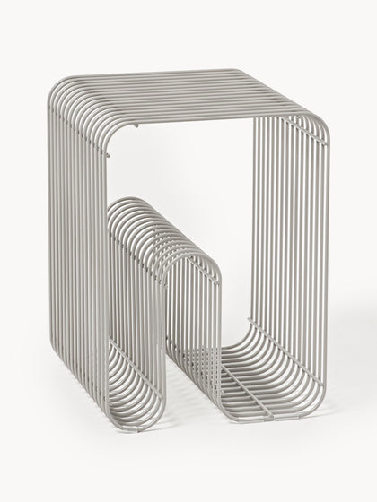 Westwing Mesa auxiliar de metal Curva