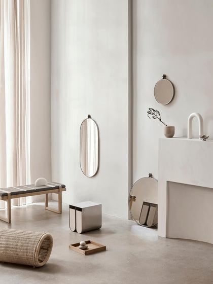 Westwing Mesa Auxiliar De Metal Curved