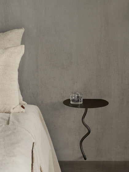 Westwing Mesa Auxiliar De Pared De Latón Curvature