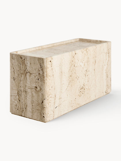 Westwing Mesa Auxiliar De Travertino Pietra