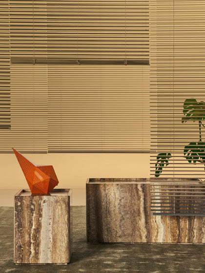 Westwing Mesa Auxiliar De Travertino Pietra