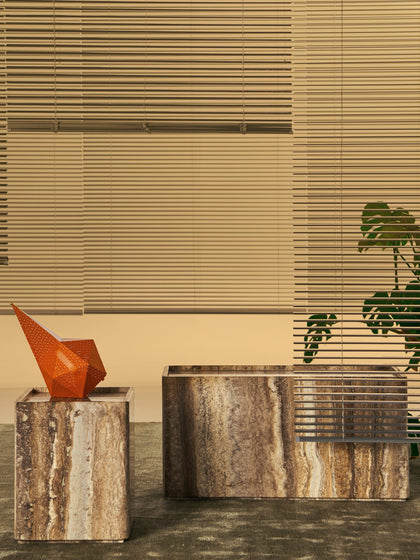 Westwing Mesa Auxiliar De Travertino Pietra